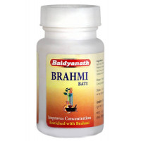 Брахми Вати: тоник для мозга, 80 таб., производитель "Байдьянатх", Brahmi Bati, 80 tabs., Baidyanath