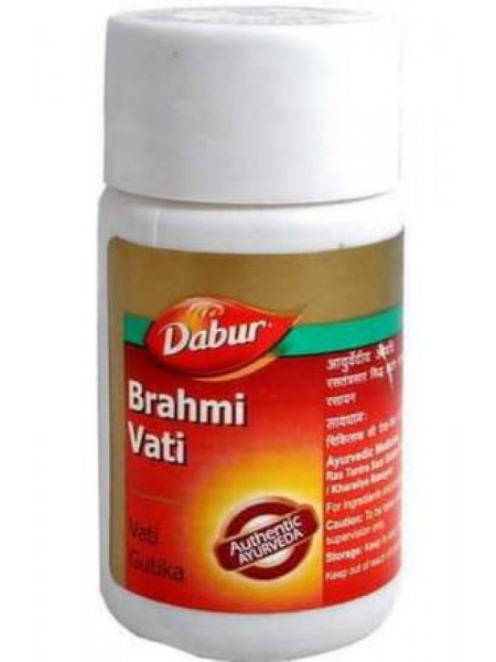 Брахми Вати: тоник для мозга, 40 таб., производитель "Дабур", Brahmi Vati , 40 tabs., Dabur