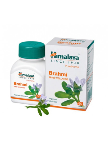 Брахми, 60 таб., производитель "Хималая", Brahmi, 60 tabs., Himalaya