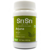 Арджуна 500 мг: сердечно-сосудистая система, 60 таб., производитель "Шри Шри Аюрведа", Arjuna 500 mg, 60 tabs., Sri Sri Ayurveda