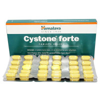 Цистон Форте: лечение мочеполовой системы, 60 таб, производитель "Хималая", Cystone Forte, 60 tabs, Himalaya