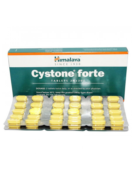 Цистон Форте: лечение мочеполовой системы, 60 таб, производитель "Хималая", Cystone Forte, 60 tabs, Himalaya