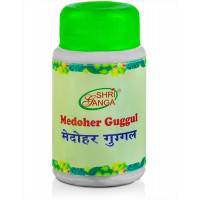 Медохар Гуггул: снижение веса, 100 г, производитель "Шри Ганга", Medohar Guggul, 100 g, Sri Ganga Pharmacy