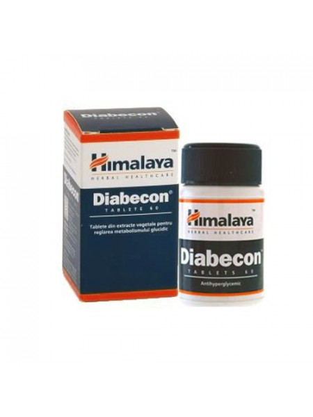 Диaбекон: лечение диабета, 60 таб., производитель "Хималая", Diаbecon, 60 tabs., Himalaya