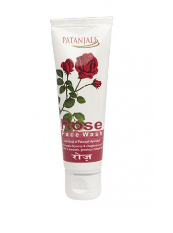 Гель для умывания "Роза", 60 г, производитель "Патанджали", Divya Rose Face Wash, 60 g, Patanjali