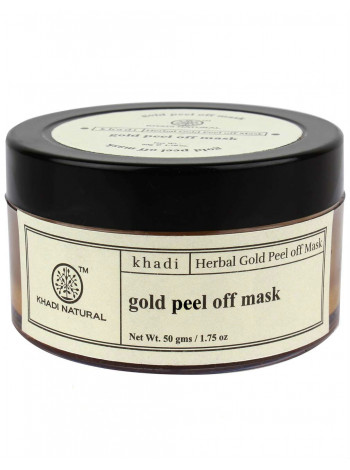 Очищающая маска с золотом, 50 г, производитель "Кхади", Gold peel off mask, 50 g, Khadi