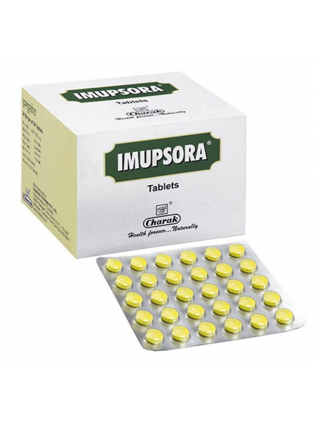 Имупсора: средство от псориаза, 30 таб., производитель "Чарак", Imupsora, 30 tabs., Charak