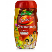 Чаванпраш "Двойной иммунитет", 500 г, производитель "Дабур", Chyawanprash DOUBLE Immunity, 500 g, Dabur