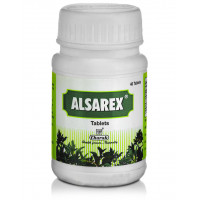 Антацидные и противоязвенные таблетки "Алсарекс", 40 таб., производитель "Чарак", Alsarex, 40 tabs., Charak