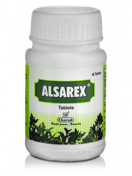Антацидные и противоязвенные таблетки "Алсарекс", 40 таб., производитель "Чарак", Alsarex, 40 tabs., Charak
