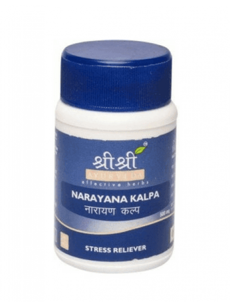 Нараяна Кальпа 500 мг: натуральное успокоительное, 60 таб., производитель "Шри Шри Аюрведа", Narayana Kalpa 500 mg, 60 tabs., Sri Sri Ayurveda