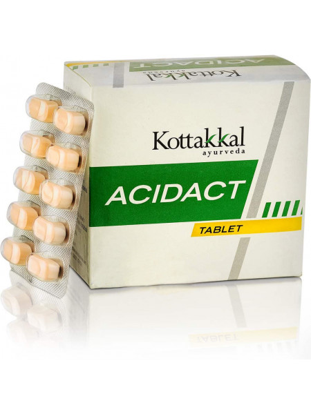 Ацидакт, 100 таб, производитель "Коттаккал Аюрведа", Acidact, 100 tabs, Kottakkal Ayurveda