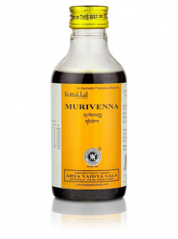Муривенна: массажное масло для суставов и костей, 200 мл, производитель "Коттаккал Аюрведа", Murivenna, 200 ml, Kottakkal Ayurveda