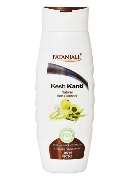 Шампунь для волос "Кеш Канти Натурал", 200 мл, производитель "Патанджали", Kesh Kanti Natural Shampoo, 200 ml, Patanjali