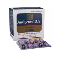 Препарат для восстановления печени Амликюр Д.С., 20 капсул, производитель "АИМИЛ Фармасьютикалс", Amlycure D.C., 20 capsules, AIMIL Pharmaceuticals