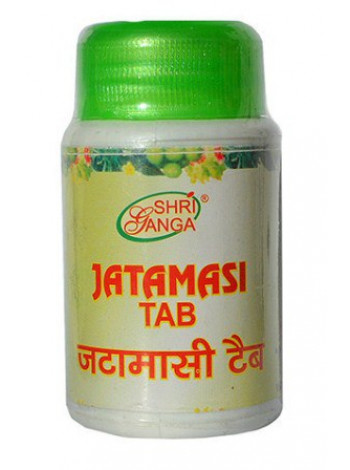 Джатамаси: помощь нервной системе, 60 таб., производитель "Шри Ганга", Jatamasi Tab, 60 tabs., Sri Ganga Pharmacy
