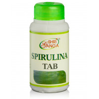Спирулина: источник витаминов и белка, 60 таб., производитель "Шри Ганга", Spirulina Tab, 60 tabs., Sri Ganga Pharmacy