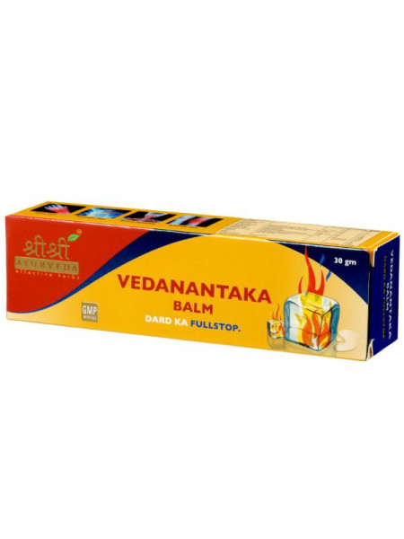 Мазь Веданантака, 30 г, производитель "Шри Шри Аюрведа", Vedanantaka Balm, 30 g, Sri Sri Ayurveda