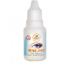 Капли для глаз "Нетра Джьйоти", 15 мл, производитель "Гомата", Netra Jyoti eye drops, 15 ml, Gomata Products