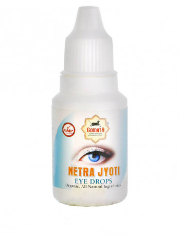 Капли для глаз "Нетра Джьйоти", 15 мл, производитель "Гомата", Netra Jyoti eye drops, 15 ml, Gomata Products