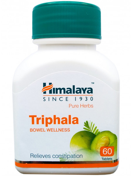 Трифала, 60 таб., производитель "Хималая", Triphala, 60 tabs., Himalaya