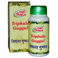 Трифала Гуггул, 50 г, производитель "Шри Ганга", Triphala Guggul, 50 g, Sri Ganga Pharmacy