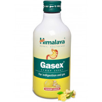 Газекс сироп: для пищеварительной системы c ароматом лимона Хималая, 200мл, Gasex Syrup Himalaya, 200ml