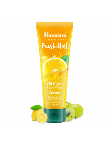 Очищающее средство для лица с лимоном Хималая, 100мл, Fresh Start Oil Clear Lemon Face Wash Himalaya, 100ml