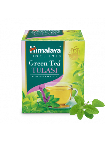 Зеленый чай Хималая с туласи, 10 пак., Green Tea Tulasi Himalaya 10bags