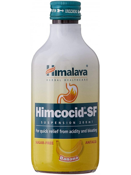 Химкоцид: средство от изжоги с бананом Хималая, 200мл, Himcocid-SF Himalaya, 200ml