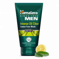 Интенсивно очищающее средство для лица с лимоном Хималая, 50мл, Men Intense Oil Clear Lemon Face Wash Himalaya, 50ml
