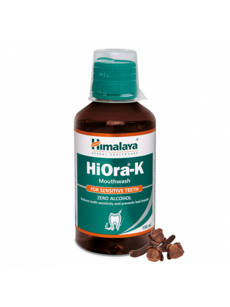 Хиора-К: ополаскиватель для рта, 150мл, производитель "Хималая", Hiora-K Mouth Wash, 150ml, Himalaya
