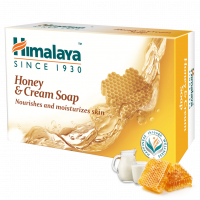 Аюрведическое мыло Мед и Сливки, производитель "Хималая", 125г, Himalaya Honey & Cream Soap 125g