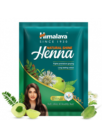 Натуральная сияющая хна для волос Хималая, 25г, Natural Shine Henna Himalaya, 25g