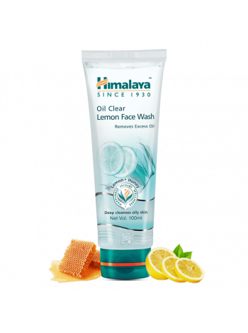 Гель для умывания Лимон и Мёд Хималая, 100мл, Oil Clear Lemon Face Wash Himalaya 100ml