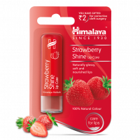 Бальзам для губ с клубникой  Хималая, 4.5г, Strawberry Shine Lip Care Himalaya, 4.5g