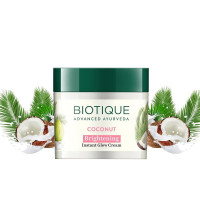 Крем отбеливающий кокос Биотик 50 г; Biotique Coconut Brightening Cream, 50g