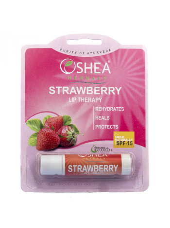 Клубничный бальзам для губ, 4 г, производитель "Оши", Strawberry Lip Therapy, 4 g, Oshea