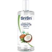 Органическое кокосовое масло, 200 мл, производитель "Шри Шри Аюрведа", Organic Virgin Coconut Oil, 200 ml, Sri Sri Ayurveda