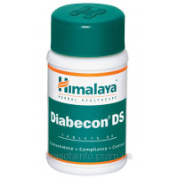 Диaбекон ДС: лечение диабета, 60 таб, производитель "Хималая", Diаbecon DS, 60 tabs., Himalaya