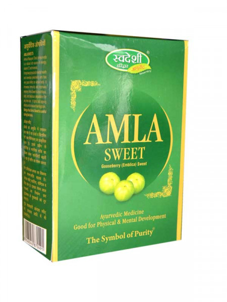 Лечебный индийский крыжовник "Амла сладкая", 500 г, производитель "Свадеши Аюрведа", Amla sweet, 500 g, Swadeshi Ayurved