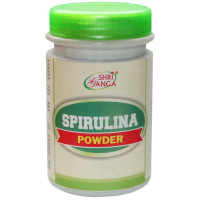 Спирулина: источник витаминов и белка, 100 г, производитель "Шри Ганга", Spirulina Powder, 100 g, Sri Ganga Pharmacy