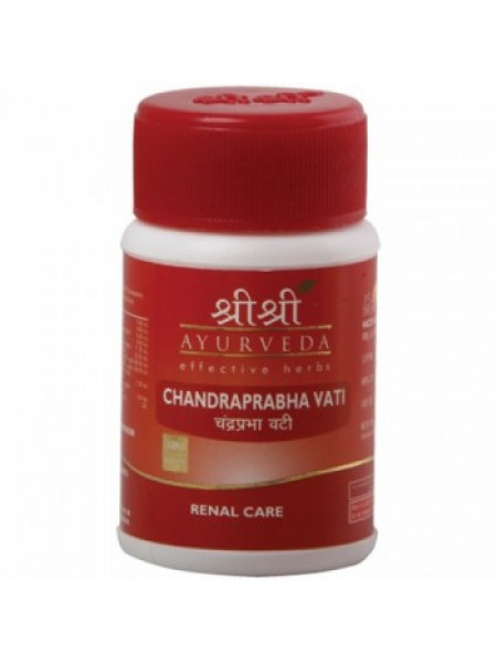 Чандрапрабха Вати, 300 мг, 60 таб, производитель "Шри Шри Аюрведа", Chandraprabha Vati, 300 mg, 60 tabs, Sri Sri Ayurveda