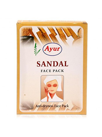 Маска для лица "Сандал", 25 г, производитель "Айюр", Sandal Face Pack, 25 g, Ayur
