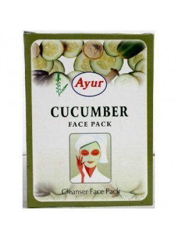 Маска для лица "Огуречная", 25 г, производитель "Айюр", Cucumber Cleanser Face Pack, 25 g, Ayur
