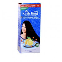 Аюрведический лечебный шампунь против перхоти и выпадения волос, 120 мл, производитель "Кеш Кинг", Anti-Dandruff & Anti-Hairfall Ayurvedic Medicinal Shampoo, 120 ml, Kesh King