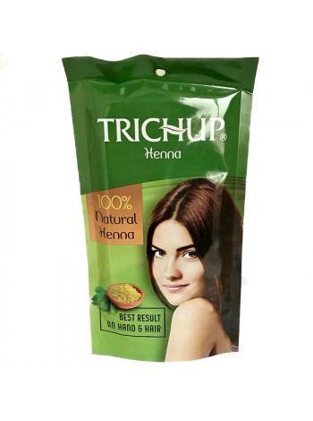 Хна для волос и мехенди Тричуп, 100 г, производитель Васу; Trichup Henna for Hand & Hair, 100 g, Vasu