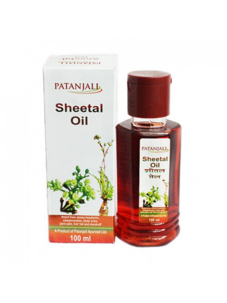 Общеукрепляющее масло Шитал, 100 мл, Патанджали; Sheetal Oil, 100 ml, Patanjali