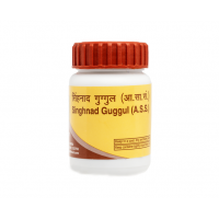 Синханад Гуггул, лечение опорно-двигательной системы, 40 таб, Патанджали; Singhnad Guggul, 40 tabs, Patanjali