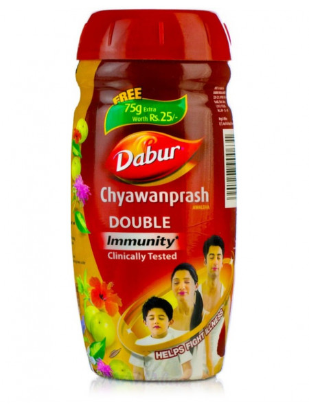 Чаванпраш Двойной иммунитет, 1 кг, производитель Дабур; Chyawanprash DOUBLE Immunity, 1 kg, Dabur